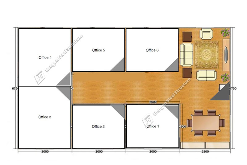 Bahrain Flat Pack Container office and prefab guard house&hut